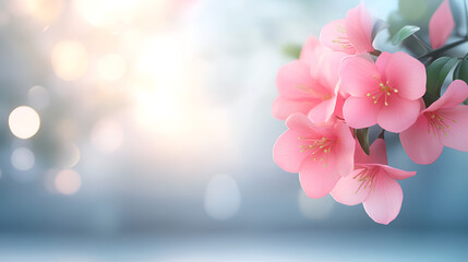 nature, natural background, Bougainvillea flowers in vibrant pink color are beautifully illuminated