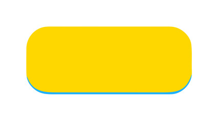 Yellow button rounded rectangle shape vector graphic element ui design interface web element graphic design button