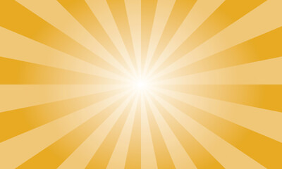 Harvest Gold Yellow Sunburst Background. Abstract Rays Texture Background. Sunburst Background with Yellow Rays. Vector Illustration.