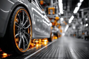 Automated Car Panel Positioning with Clamp System in Modern Manufacturing Environment