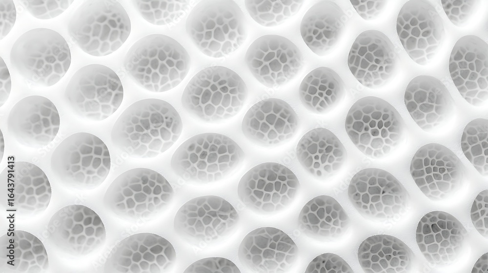 Aufkleber a close-up view of hexagonal cells showcasing intricate patterns and textures, creating a stunning v