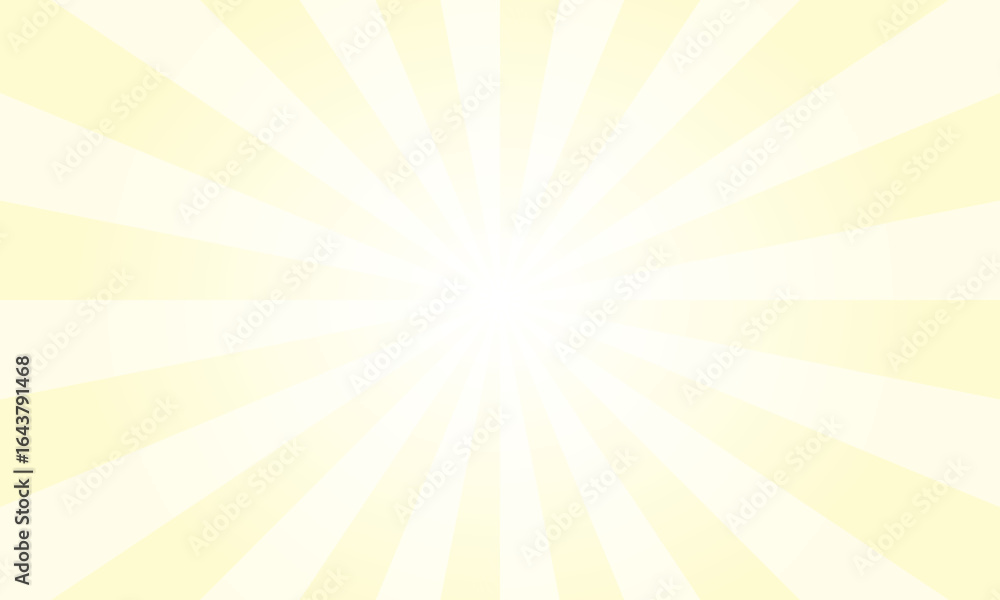 Poster lemon chiffon yellow sunburst background. abstract rays texture background. sunburst background with