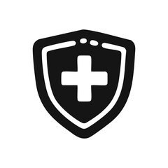 shield with medical cross