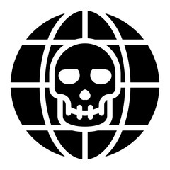 genocide glyph icon