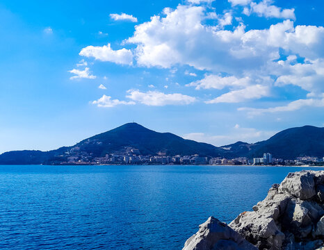 Becici Vidkovac penisula near Budva Montenegro.