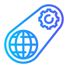 management gradient icon