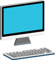 vector illustration of laptops