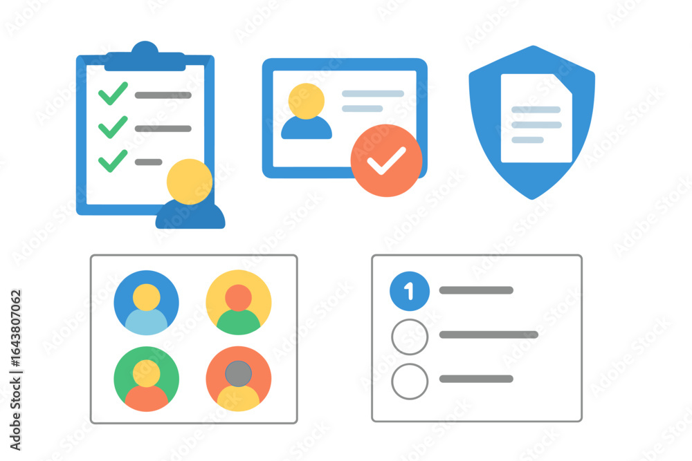 Poster digital representation of user verification and documentation in a collaborative platform for effici
