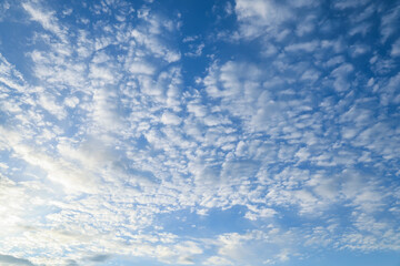 White clouds in the sky