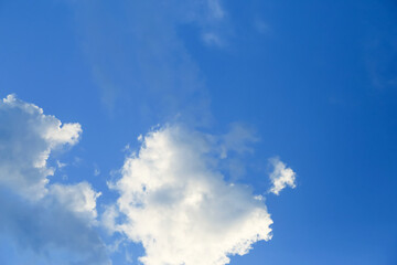 blue sky with clouds