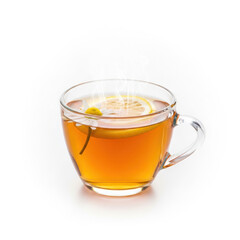 cup of tea with lemon