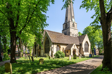 Cheltenham Minster St Marys parish church, Clarence Street, Cheltenham Spa, Gloucestershire, England UK
