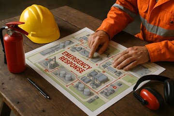 Preparing for any emergency situation with the emergency response map. 