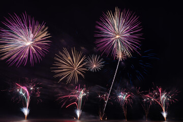 Feux d'artifice Chatelaillon Plage Charente Maritime France