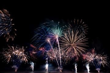 Feux d'artifice Chatelaillon Plage Charente Maritime France