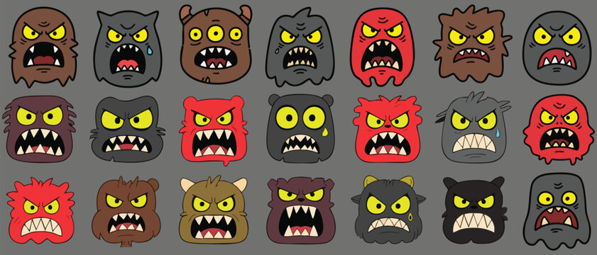 Angry Monster" Images  Browse 485 Stock Photos, Vectors, and Video | Adobe  Stock