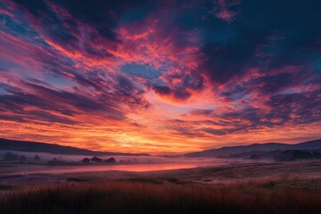 Nature's coastal serenity: tranquil beach sunsets, peaceful waves, vibrant sunsets, relaxing ambiance, ideal for travel blogs and vacation promotions