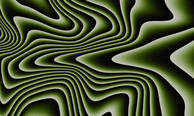 Abstract Green Waves with Textured Gradient Effect new 2025 trendy liquid gradient background