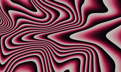 Hypnotic Wavy Lines Abstract Digital Art new 2025 trendy liquid gradient background