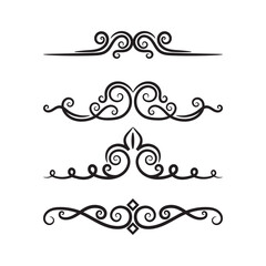 Decorative artistic floral frame ornament design 