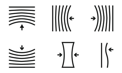 Compress vector icon symbol. illustration sign collection.