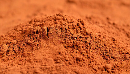 Natural bentonite or kaolin clay with fine earthy texture. Red annatto or rosehip powder. Iron oxide