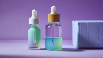 Luxury Skincare Bottle and Packaging Mockup