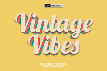 TEXT EFFECT VINTAGE VIBES
