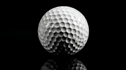 Neon Golf Ball Character with Hat and Sunglasses