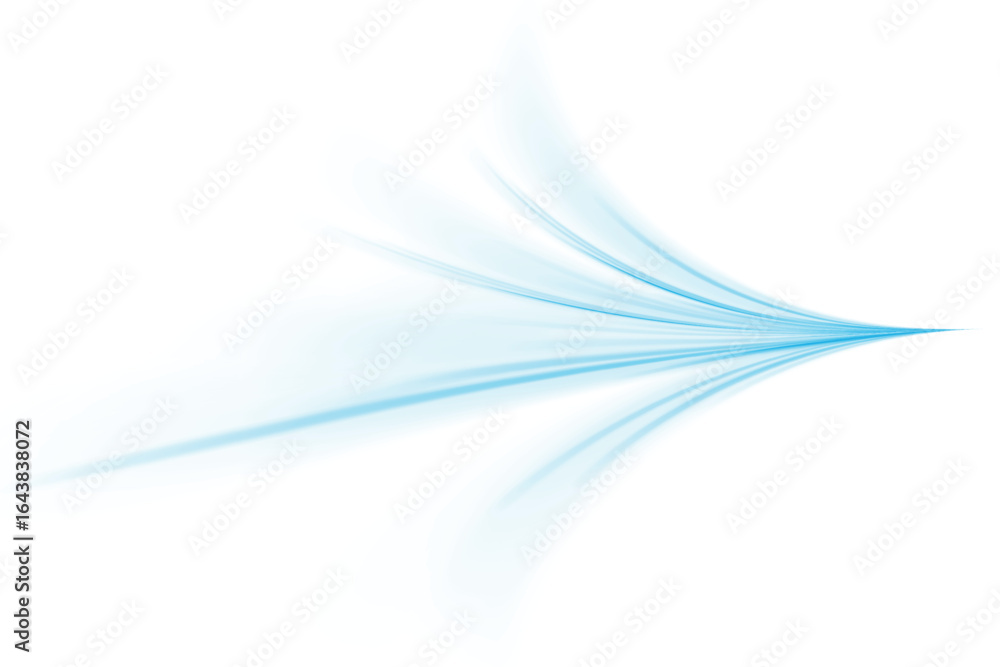 Poster abstract blue wave background. wavy transparent curved lines in the form of the movement of sound wa