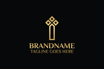 Letter I Ornament Luxury Logo, symbolizing sophistication, style, and luxury