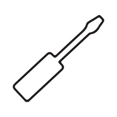 screwdriver isolated on white background