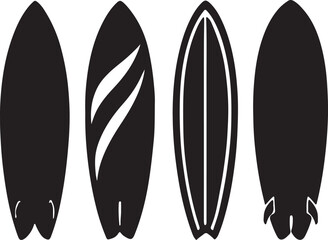 vector illustration of a surfboard