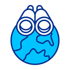 Sightseeing Simple Vector Icon Collection