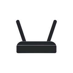 Fototapeta premium Wireless Router: Fast Internet Connection, Network Device, Home WiFi