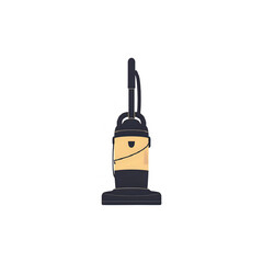 Upright Vacuum Cleaner Illustration: Cleaning Equipment Graphic