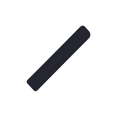 Oblique Dark Gray Line: Minimalist Graphic Element