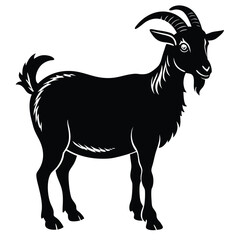 goat vector animal sihouette