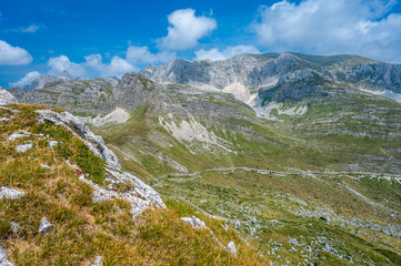 Fototapeta premium Summer mountain landscape of the Durmitor National Park, Montenegro.