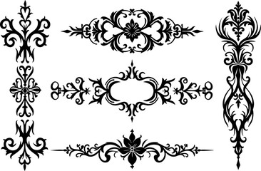 Naklejka premium Celtic Knot & Tribal Mandala Vector Set – Ornamental Symbol Collection vector bundle