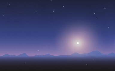 Fototapeta premium お月見・十五夜のフレームベクターイラスト. High quality