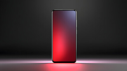 Sleek Smartphone on a Dark Background
