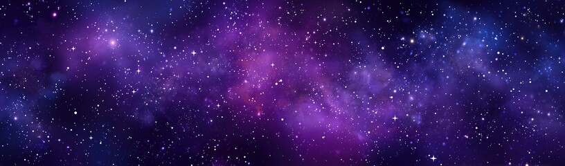Obraz premium Vibrant Purple and Blue Starry Space Background for Cosmic Designs