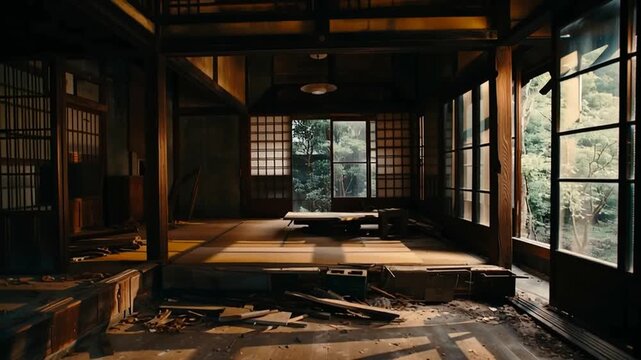 廃墟の日本家屋