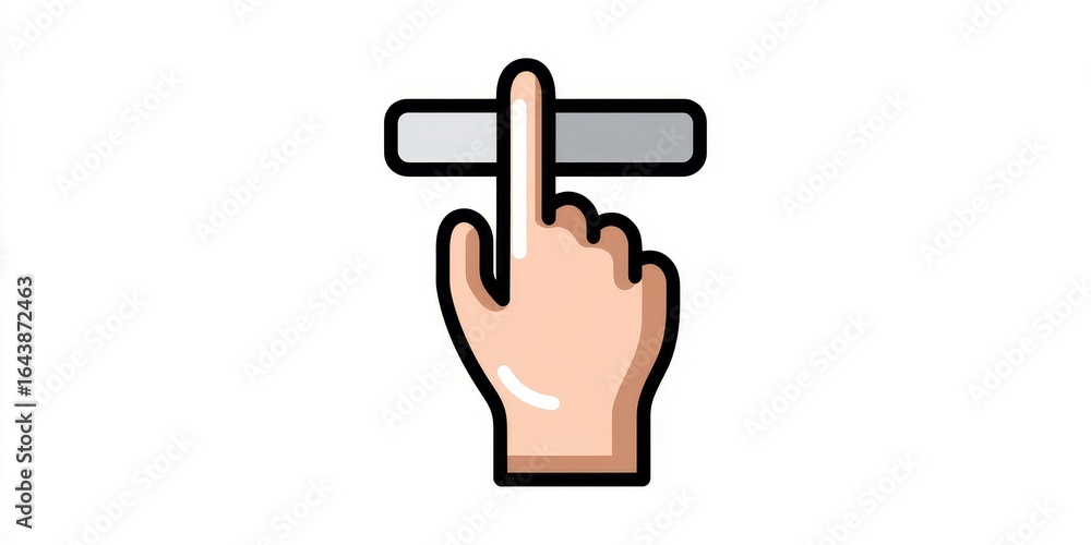 Poster 3d click pointer cursor arrow icon on white background arrow, cursor, app, pointer, click, mouse, ic