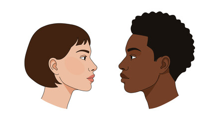 Diverse Human Faces in Profile - A Study of Facial Features and Ethnicities