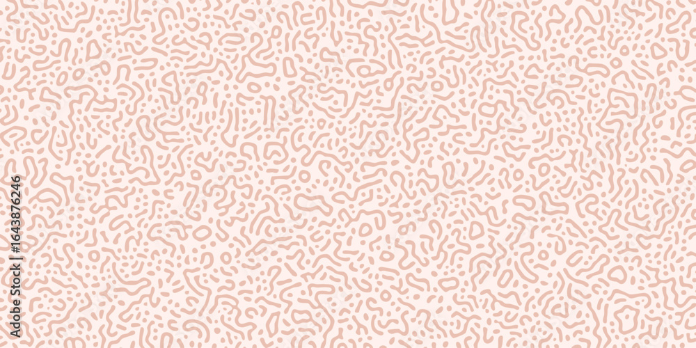 Poster abstract vector turing texture. pastel color irregular lines. squiggle doodle drawing maze backgroun