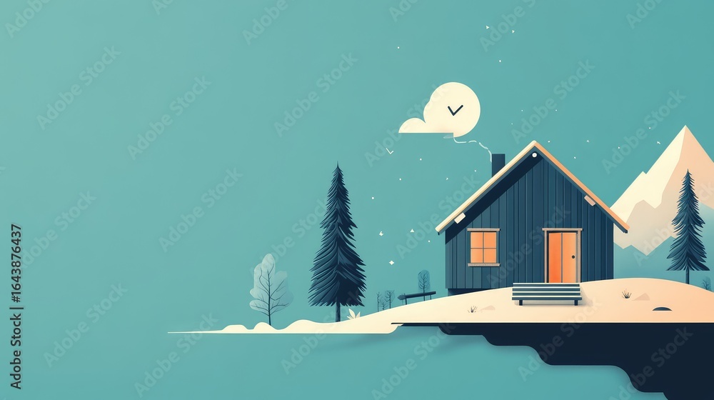 Aufkleber analytics data stream from tiny cabin