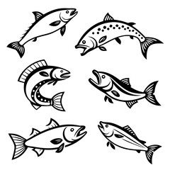 Vintage Multicolor Tropical Fish, Retro Marine Life Postcard Vector Illustration, wall art vector travel postcard stamp, vector illustration of a fish, Vintage Tropical Fish, Retro Multicolor