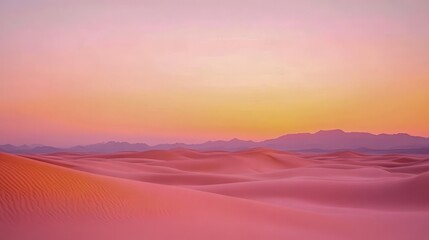 Fototapeta premium desert sunrise gradient background with peach lavender merge